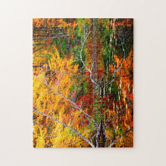 Vermont Herfst Reflections Legpuzzel (Verticaal)