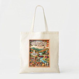 Vermont herfst reizen New England natuur bezienswa Tote Bag