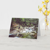 Vermont Herfsten Blank Kaart (Gele Bloem)