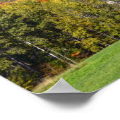 Vermont heuvel in de herfst poster (Hoek)