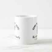 Vermont Home Sweet Home Familie Monogram Mok (Center)