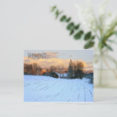 vermont-huis briefkaart (Staand voorkant)
