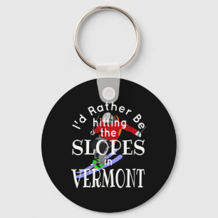 Vermont Ik Had Liever De Pistes Aan Het Raken Funn Sleutelhanger