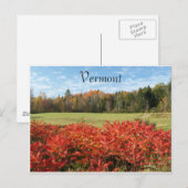Vermont in kleur briefkaart (Voorkant / Achterkant)