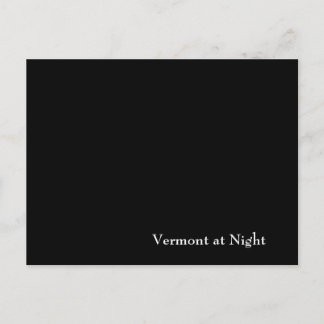 Vermont in Night Briefkaart