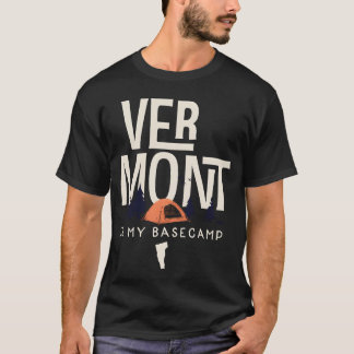 Vermont Is My Base Camp grappig T-shirt