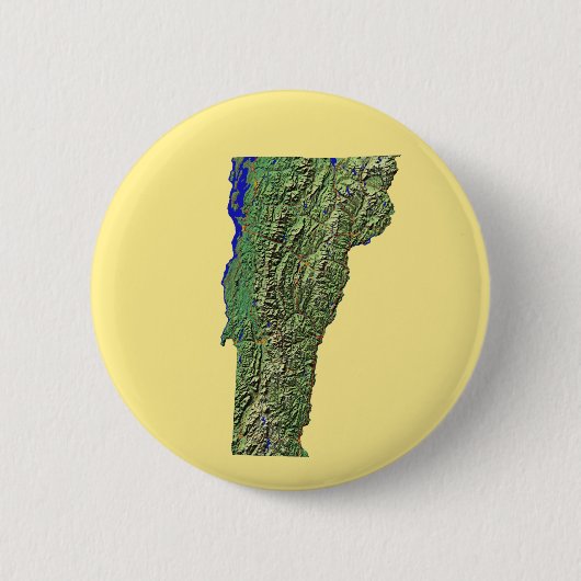 Vermont Kaart Button (Voorkant)