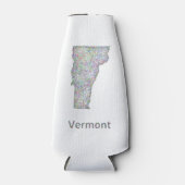 Vermont kaart flesjeskoeler (Voorkant)