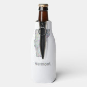 Vermont kaart flesjeskoeler (Fles Achterkant)