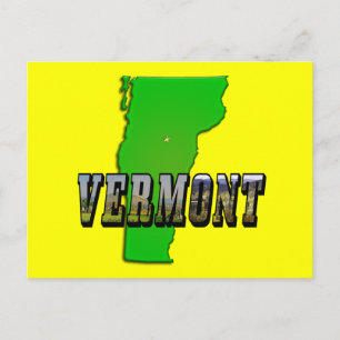 Vermont kaart overzicht en Afbeelding tekst