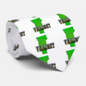 Vermont kaart overzicht en Afbeelding tekst Stropdas (Opgerold)