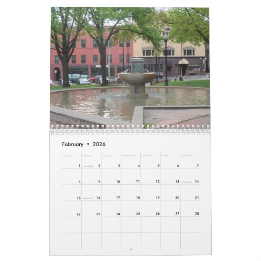 Vermont Kalender (Feb 2026)