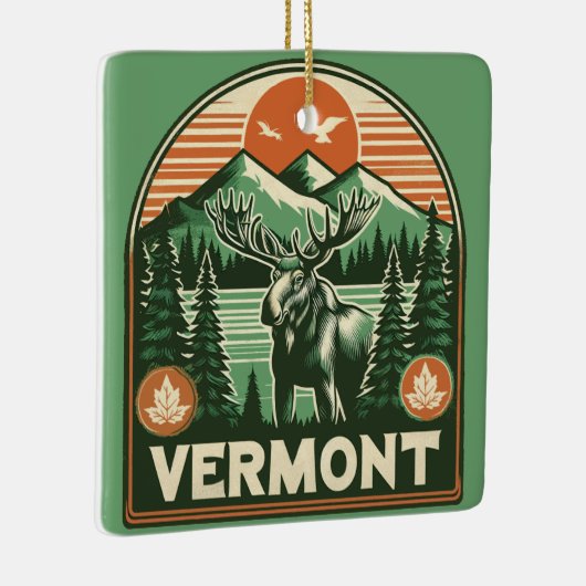 Vermont Keramisch Ornament (Rechts)