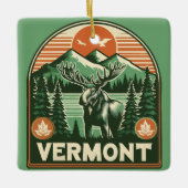 Vermont Keramisch Ornament (Voorkant)