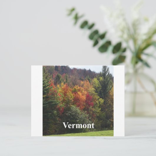 Vermont-kleur Briefkaart (Staand voorkant)