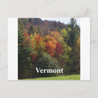 Vermont-kleur Briefkaart