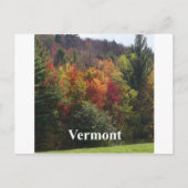 Vermont-kleur Briefkaart (Voorkant)