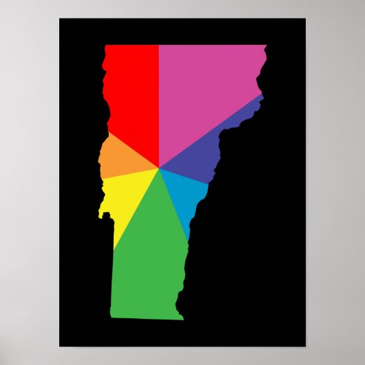 vermont-kleuruitbarsting poster (Voorkant)