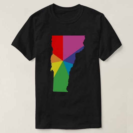vermont-kleuruitbarsting t-shirt (Design voorkant)