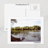 Vermont Lake Front Briefkaart (Voorkant / Achterkant)