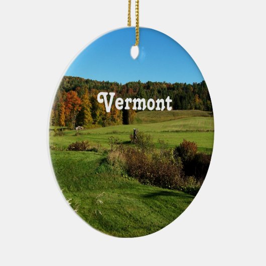 Vermont Landscape Keramisch Ornament (Rechts)