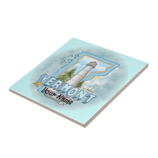 Vermont Lighthouse Tegel Tegeltje (Zijkant)
