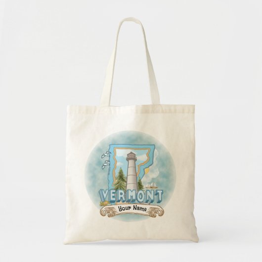 Vermont Lighthouse Tote Bag (Voorkant)
