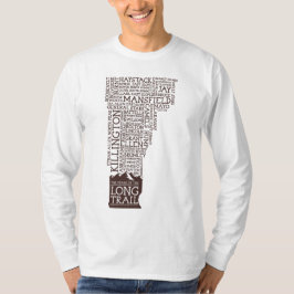 Vermont Long Trail Long Sleeve T-Shirt (bruin Logo