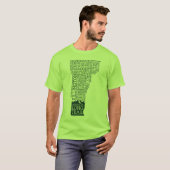 Vermont Long Trail T-Shirt (Groene Logo) (Voorkant volledig)