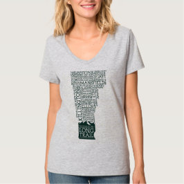 Vermont Long Trail V-Neck T-Shirt