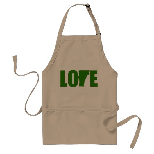 Vermont Love Apron Standaard Schort (Voorkant)