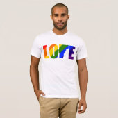 Vermont Love Gay Pride T-Shirt (Voorkant volledig)
