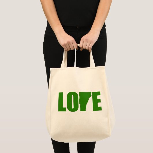 Vermont Love Grocery Canvas tas herbruikbaar (Voorkant (product))
