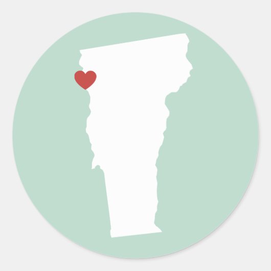 Vermont Love -  Sticker (Voorkant)