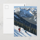 Vermont Mad River Valley Reis Briefkaart (Voorkant / Achterkant)