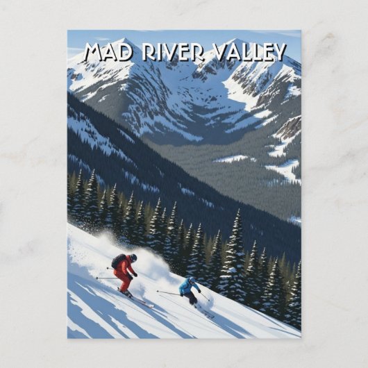 Vermont Mad River Valley Reis Briefkaart (Voorkant)