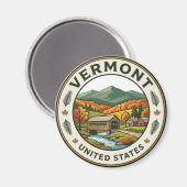 Vermont Magneet (Voorkant / Achterkant)