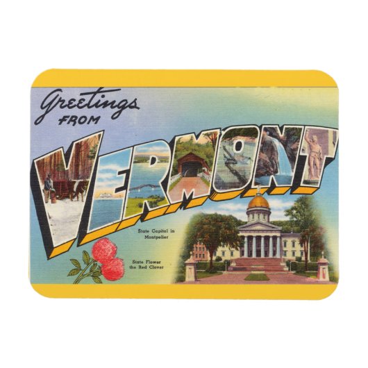 Vermont Magnet Magneet (Horizontaal)