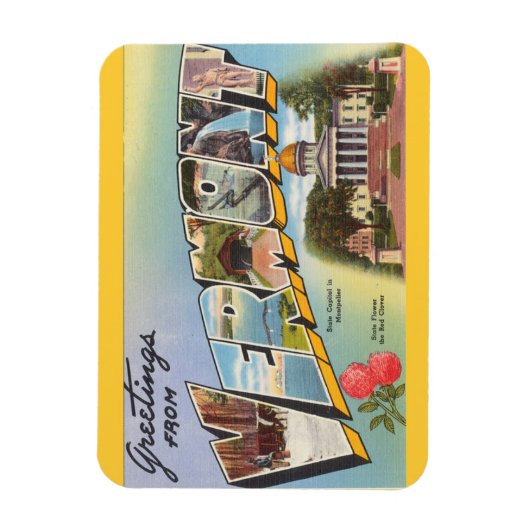 Vermont Magnet Magneet (Verticaal)