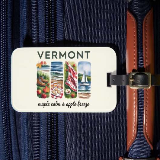 Vermont – Maple Calm & Apple Breeze Bagagelabel (Voorkant Insitu 4)