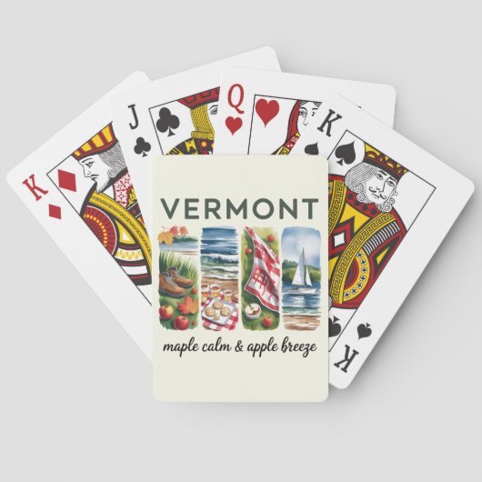 Vermont – Maple Calm & Apple Breeze Pokerkaarten (Achterkant)