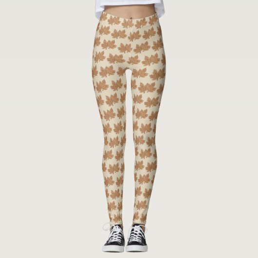Vermont Maple Leaf leveert Sugar Snoep VT Foodie Leggings (Voorkant)
