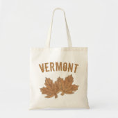 Vermont Maple Leaf leveert Sugar Snoep VT Foodie Tote Bag (Voorkant)