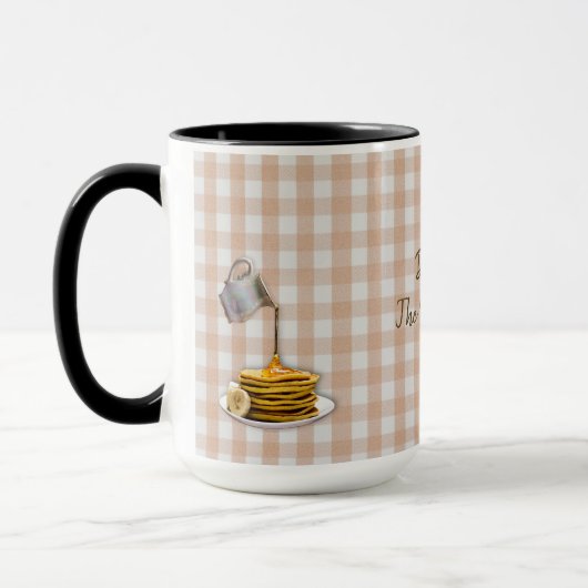 Vermont Maple Syrup Gingham Mok (Links)
