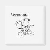 Vermont Maple Trees Magneet (Voorkant)