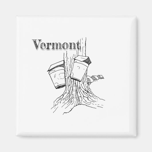 Vermont Maple Trees Magneet (Voorkant)