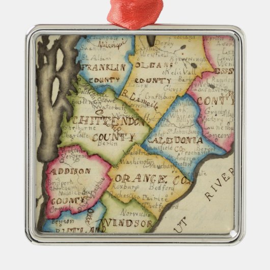 Vermont Metalen Ornament (Voorkant)