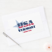 Vermont Mijn thuisstaat Sticker (Envelop)