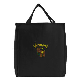 Vermont Moose Embroided Bag Tas