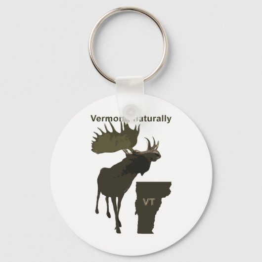 Vermont moose sleutelhanger (Voorkant)